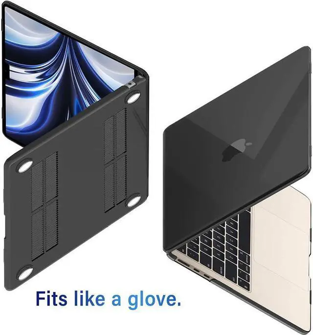 Alt view image 5 of 7 - BONAEVER Compatible with MacBook Air 13.6 inch Case 2025 2024 2022 Model M4 A3240 A2681 M2 A3113 M3 with Liquid Retina Display Touch ID Protective Laptop Cover with Keyboard Cover Skin