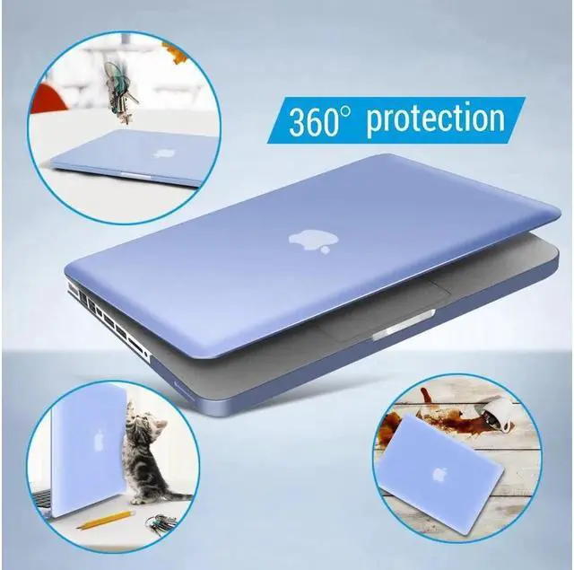 Alt view image 5 of 6 - BONAEVER Compatible with MacBook Pro 13 Inch case A1278 Release 2012-2008 Plastic Hard Shell Case with Keyboard Cover for Apple Old Version Mac Pro 13 with CD-ROM