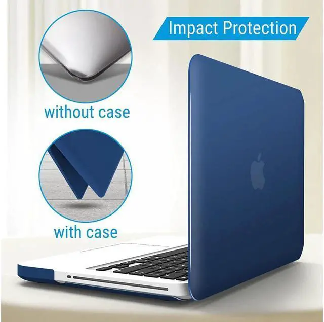 Alt view image 4 of 7 - BONAEVER Compatible with MacBook Pro 13 Inch case A1278 Release 2012-2008 Plastic Hard Shell Case with Keyboard Cover for Apple Old Version Mac Pro 13 with CD-ROM