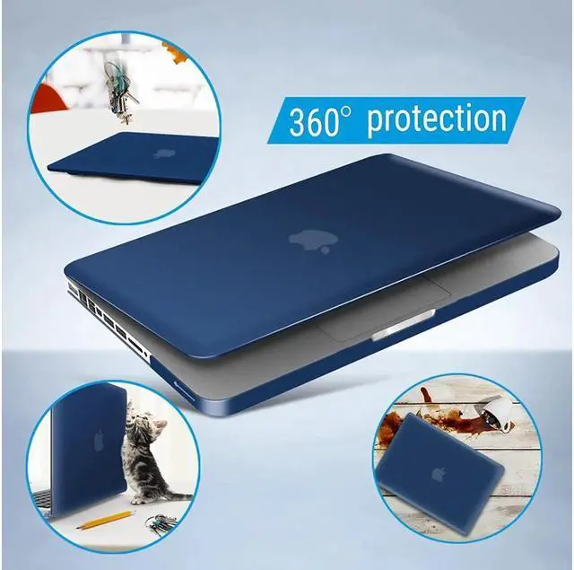 Alt view image 6 of 7 - BONAEVER Compatible with MacBook Pro 13 Inch case A1278 Release 2012-2008 Plastic Hard Shell Case with Keyboard Cover for Apple Old Version Mac Pro 13 with CD-ROM