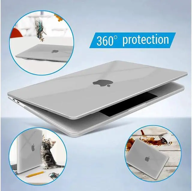 Alt view image 6 of 7 - BONAEVER Compatible with MacBook Pro 15 Inch Case 2019 2018 2017 2016 A1990 A1707 Hard Shell Case with Keyboard Cover & Type C Adapter for Mac Pro 15 Touch Bar