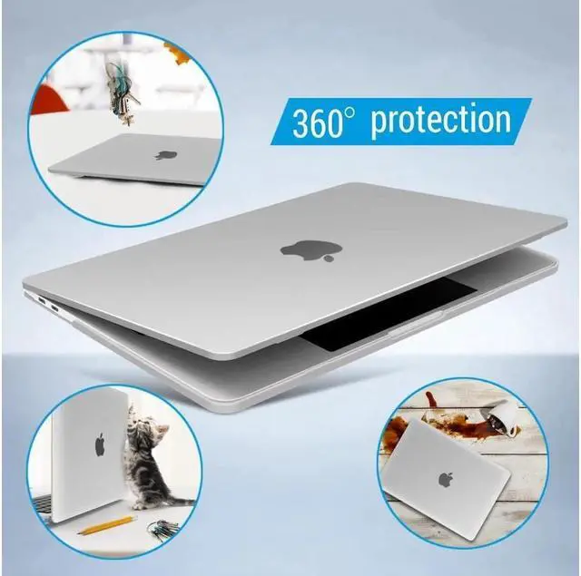 Alt view image 7 of 7 - BONAEVER Compatible with MacBook Pro 15 Inch Case 2019 2018 2017 2016 A1990 A1707 Hard Shell Case with Keyboard Cover & Type C Adapter for Mac Pro 15 Touch Bar
