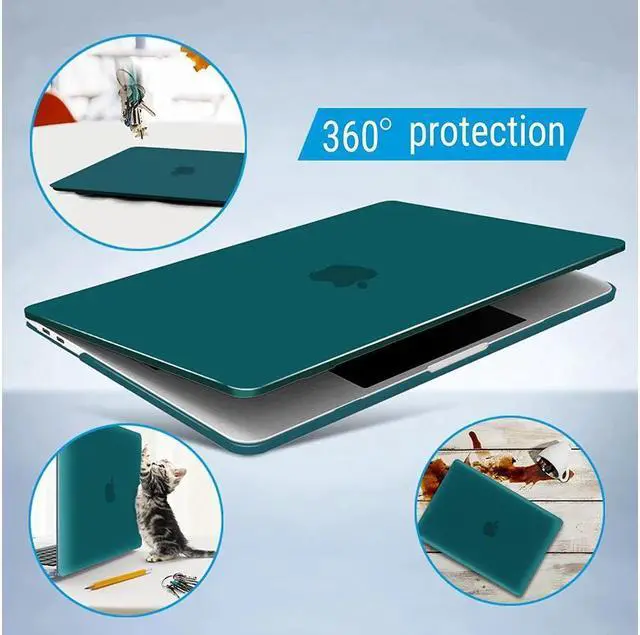 Alt view image 7 of 7 - BONAEVER Compatible with MacBook Pro 15 Inch Case 2019 2018 2017 2016 A1990 A1707 Hard Shell Case with Keyboard Cover & Type C Adapter for Mac Pro 15 Touch Bar