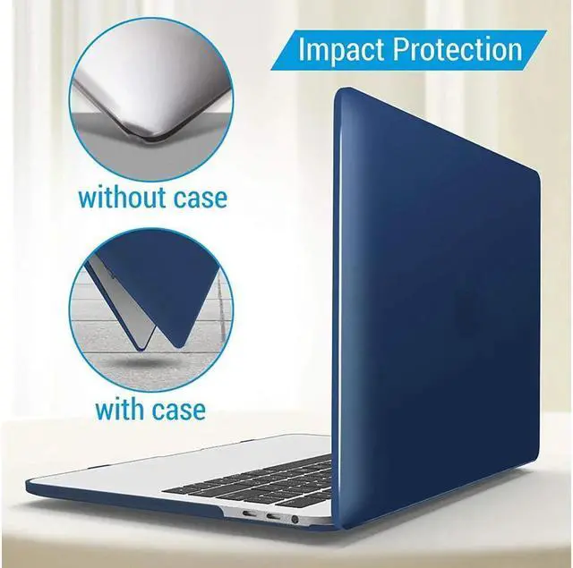 Alt view image 6 of 7 - BONAEVER Compatible with MacBook Pro 15 Inch Case 2019 2018 2017 2016 A1990 A1707 Hard Shell Case with Keyboard Cover & Type C Adapter for Mac Pro 15 Touch Bar