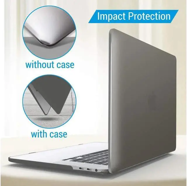 Alt view image 6 of 7 - BONAEVER Compatible with MacBook Pro 16 Inch Case A2141 Release 2020 2019 Hard Shell Case with Keyboard Cover for Old Version Mac Pro 16"