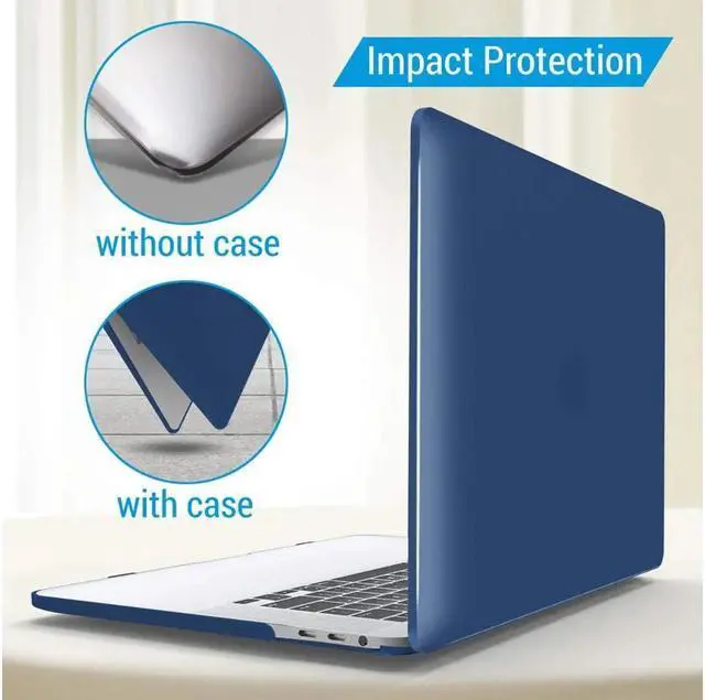 Alt view image 6 of 7 - BONAEVER Compatible with MacBook Pro 16 Inch Case A2141 Release 2020 2019 Hard Shell Case with Keyboard Cover for Old Version Mac Pro 16"