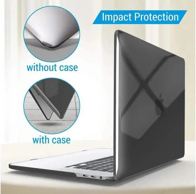 Alt view image 6 of 7 - BONAEVER Compatible with MacBook Pro 16 Inch Case A2141 Release 2020 2019 Hard Shell Case with Keyboard Cover for Old Version Mac Pro 16"