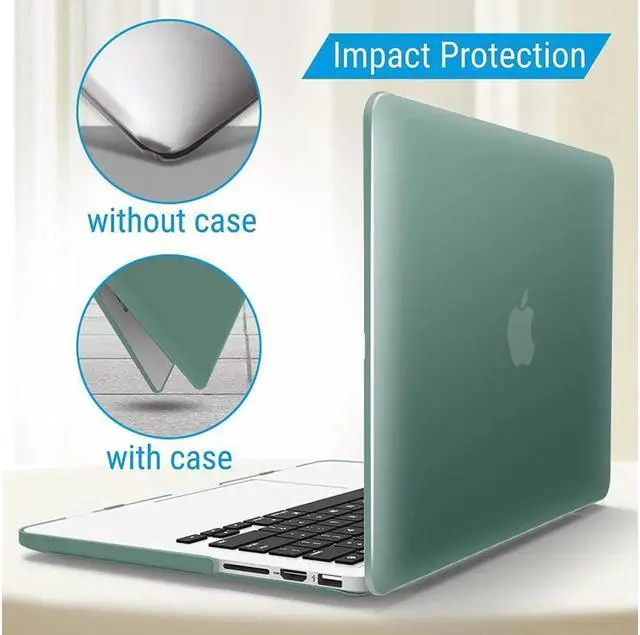 Alt view image 5 of 7 - BONAEVER Protective Hard Case for MacBook Pro 15 inch with Retina Display Model A1398 Shell Cover with Keyboard Skin For Apple MacBook Pro 15.4" 2012-2015 Release