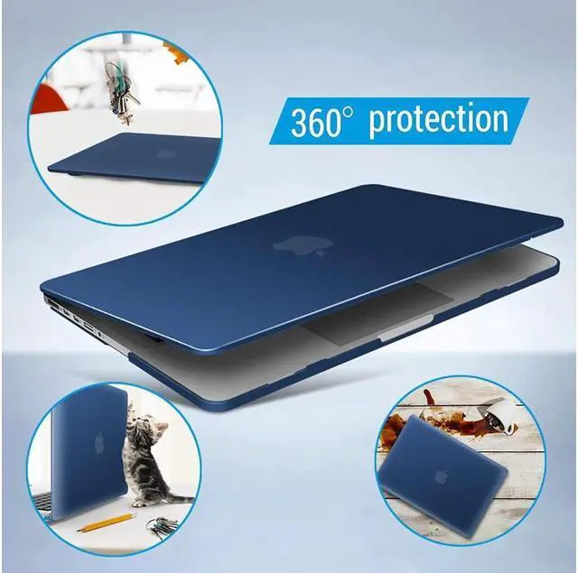 Alt view image 6 of 7 - BONAEVER Protective Hard Case for MacBook Pro 15 inch with Retina Display Model A1398 Shell Cover with Keyboard Skin For Apple MacBook Pro 15.4" 2012-2015 Release