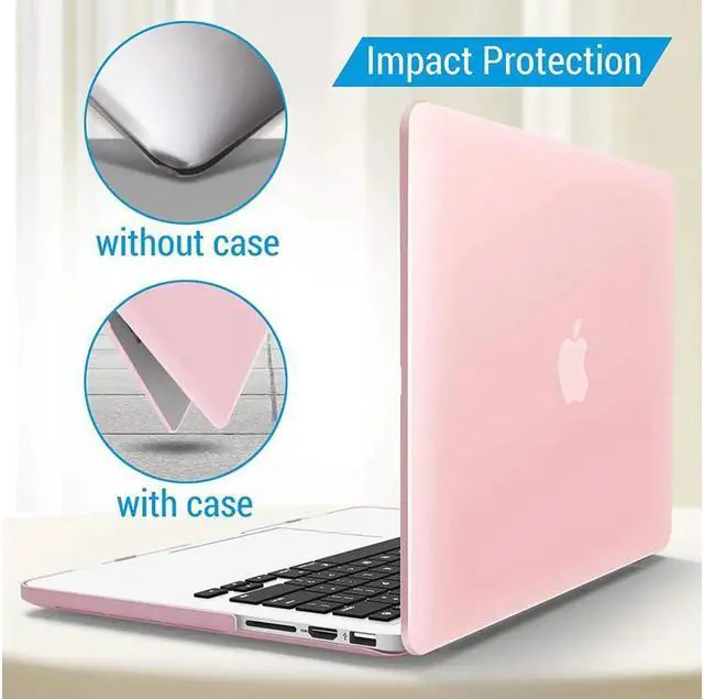 Alt view image 5 of 7 - BONAEVER Protective Hard Case for MacBook Pro 15 inch with Retina Display Model A1398 Shell Cover with Keyboard Skin For Apple MacBook Pro 15.4" 2012-2015 Release