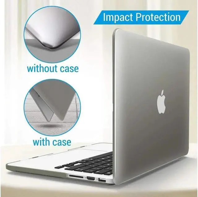 Alt view image 6 of 7 - BONAEVER Compatible with MacBook Pro 13 Inch Retina Case Model A1502 A1425 (Older Version Release 2015 - end 2012) Plastic Hard Shell Case with Keyboard Cover