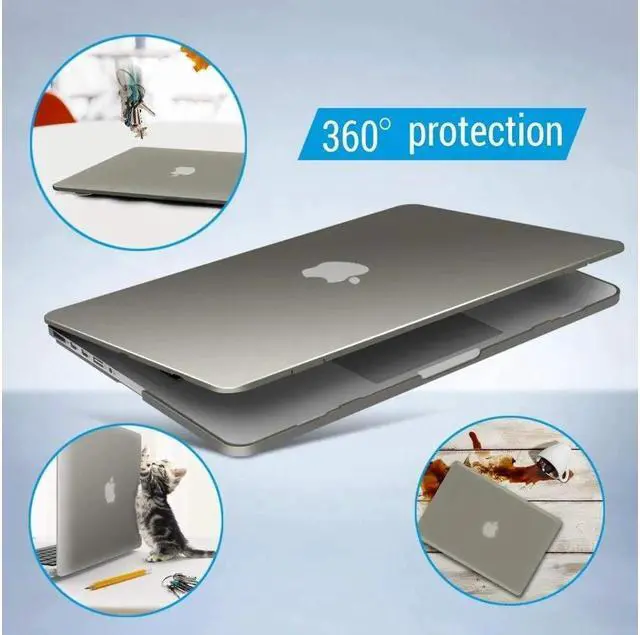 Alt view image 7 of 7 - BONAEVER Compatible with MacBook Pro 13 Inch Retina Case Model A1502 A1425 (Older Version Release 2015 - end 2012) Plastic Hard Shell Case with Keyboard Cover
