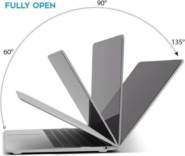 Alt view image 3 of 7 - BONAEVER Compatible with MacBook Air 13 inch Case 2022 2021-2018 Release A2337 M1 A2179 A1932 with Retina Display Touch ID Plastic Hard Shell with Keyboard Cover