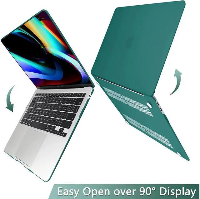 Alt view image 5 of 7 - BONAEVER Compatible with MacBook Air 13 inch Case 2022 2021-2018 Release A2337 M1 A2179 A1932 with Retina Display Touch ID Plastic Hard Shell with Keyboard Cover