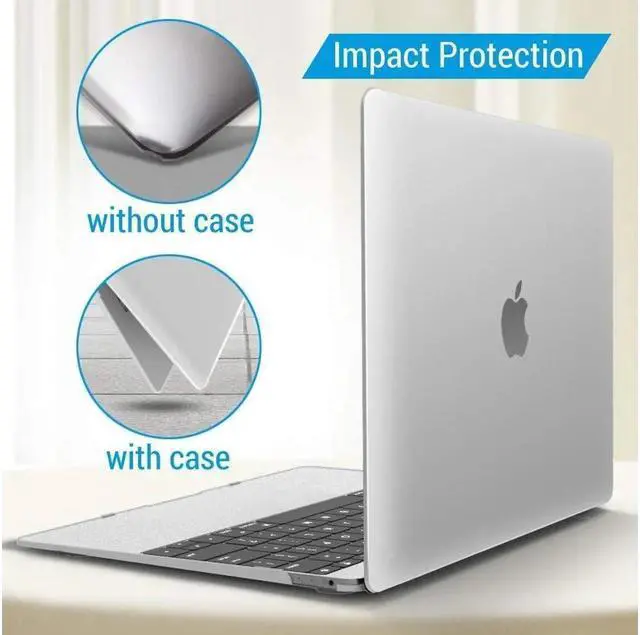 Alt view image 4 of 7 - BONAEVER Compatible with MacBook 12 inch Case with Retina Display Model: A1534 Release 2017 2016 2015 Plastic Hard Shell Case with Keyboard Cover Skin