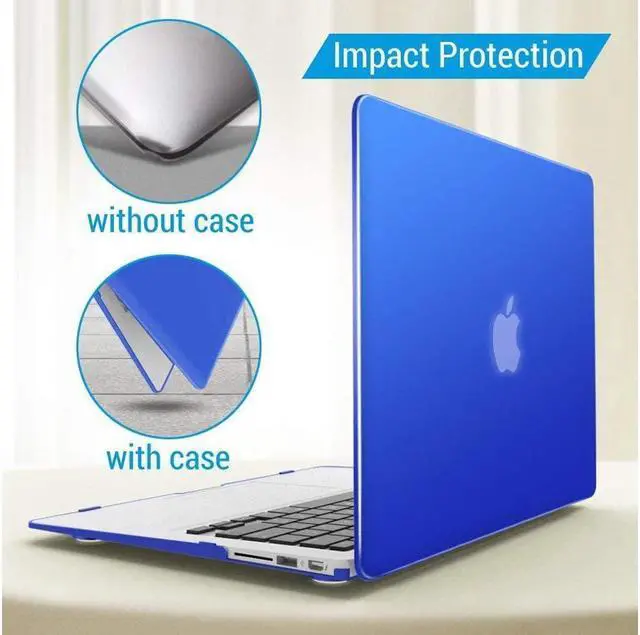 Alt view image 7 of 7 - BONAEVER Compatible with MacBook Air 11 Inch Case Model A1370 A1465 Soft Touch Plastic Hard Shell Cover with Keyboard Cover for Apple Mac Air 11"