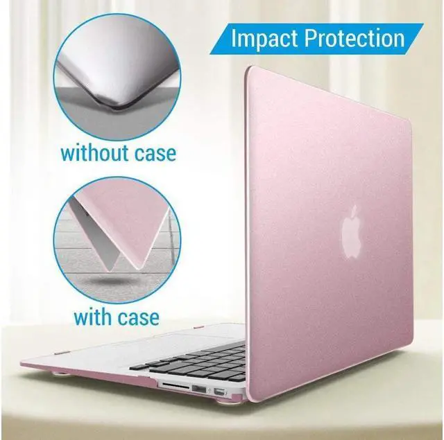 Alt view image 7 of 7 - BONAEVER Compatible with MacBook Air 11 Inch Case Model A1370 A1465 Soft Touch Plastic Hard Shell Cover with Keyboard Cover for Apple Mac Air 11"