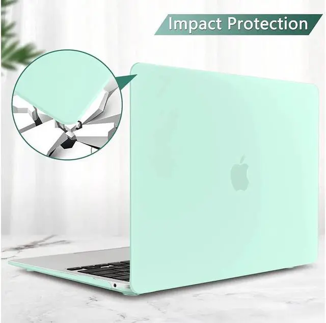 Alt view image 6 of 7 - BONAEVER Compatible with MacBook Air 13 inch Case 2022 2021-2018 Release A2337 M1 A2179 A1932 with Retina Display Touch ID Plastic Hard Shell with Keyboard Cover