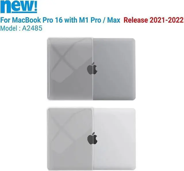 Alt view image 3 of 7 - BONAEVER Compatible with MacBook Pro 16 Inch Case 2023 2021 2022 Release A2780 A2485 M2 M1 Pro/Max & Retina & Touch ID Hard Shell Case with Keyboard Cover