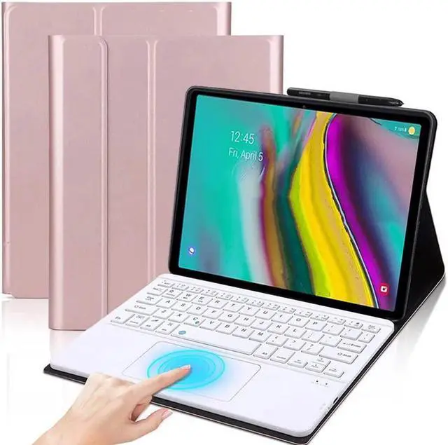 Main image of BONAEVER Touchpad Keyboard Case for Xiaomi Redmi Pad 10.61 inch 2022 Wireless Keyboard Cover with Trackpad & Pencil Holder