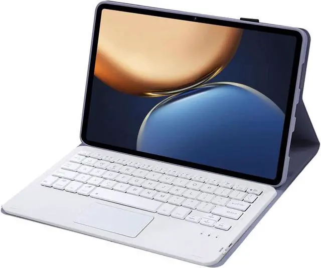 Alt view image 2 of 5 - BONAEVER Touchpad Keyboard Case for Xiaomi Pad 5 Pro 12.4 / Mi Pad 5 Pro 12.4 inch 2022 Wireless Keyboard with Trackpad & Pencil Holder
