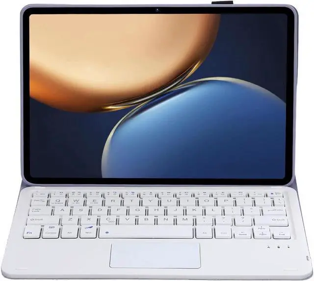 Alt view image 5 of 5 - BONAEVER Touchpad Keyboard Case for Xiaomi Pad 5 Pro 12.4 / Mi Pad 5 Pro 12.4 inch 2022 Wireless Keyboard with Trackpad & Pencil Holder