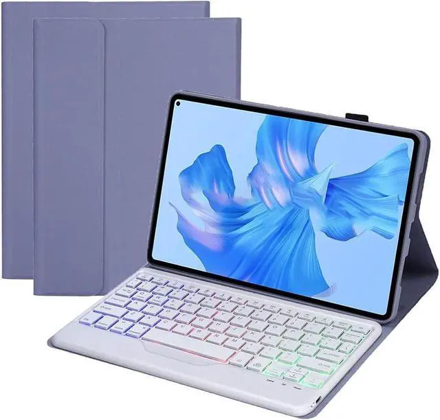 Main image of BONAEVER Keyboard Case for Huawei MatePad 11 2021 Soft TPU Protective Cover [Tri-Color Backlit] Magnetically Wireless Bluetooth Keyboard
