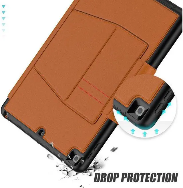 Alt view image 7 of 7 - BONAEVER For iPad 9th 8th 7th Generation 10.2 inch Case [ Standrong Magnetic] Auto Sleep/Wake Drop Proof Cover with [Multi-angle Stand ] Pencil Holder & Card Slot for iPad 10.2 Inch 2021 2020 2019