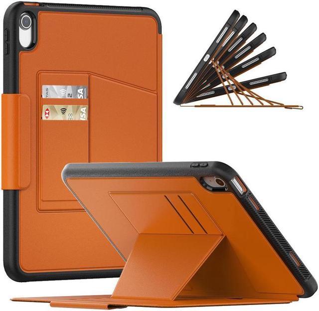 Magnetic Stand Case for iPad 10th Generation 10.9 Inch 2022 - Multiple  Angles Shockproof Rugged Soft TPU Protective Cover with Pencil Holder &  Card Slot, Auto Sleep/Wake Brown 