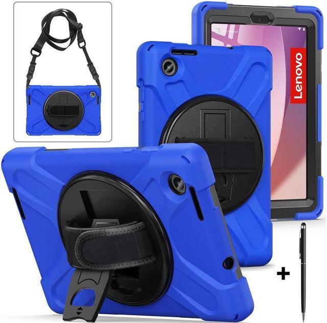 Main image of BONAEVER For Lenovo Tab M8 4th Gen 2023 TB-300FU TB-300XU Shockproof Protective Cover with H & Shoulder Strap Stand and Pencil Holder Stylus Pen