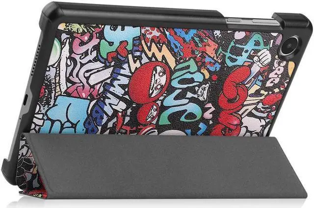 Alt view image 3 of 7 - BONAEVER Case for Lenovo Tab M8 4th Gen 2024 2023 8 inch Tablet Model TB-301XU TB-300FU TB-300XU, Slim Lightweight Stand Hard Shell Protective Cover with Stylus Pen Multicolor