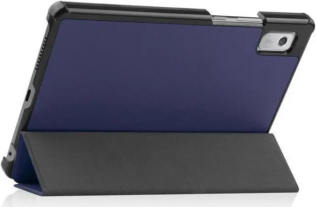 Alt view image 4 of 7 - BONAEVER Case for Lenovo Tab M9 2023 9 inch Model TB310XU / TB310FU Slim Stand andard Shell Protective Cover with Stylus Pen Blue
