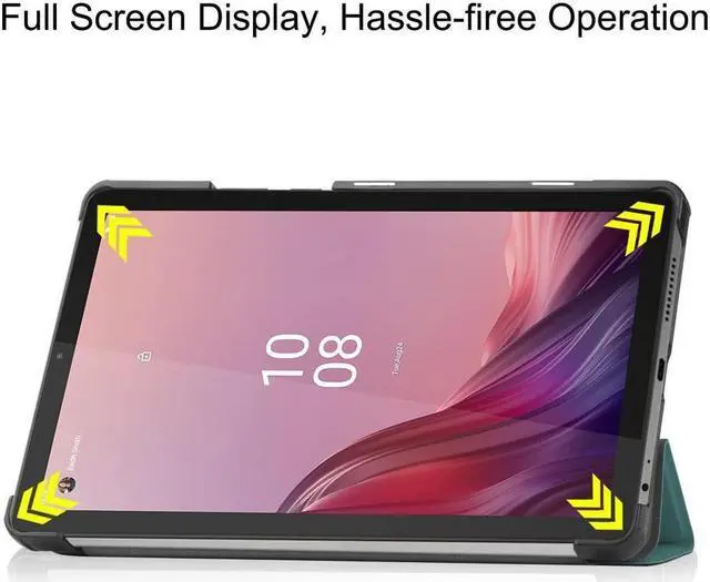 Alt view image 3 of 7 - BONAEVER Case for Lenovo Tab M9 2023 9 inch Model TB310XU / TB310FU Slim Stand andard Shell Protective Cover with Stylus Pen Dark Green