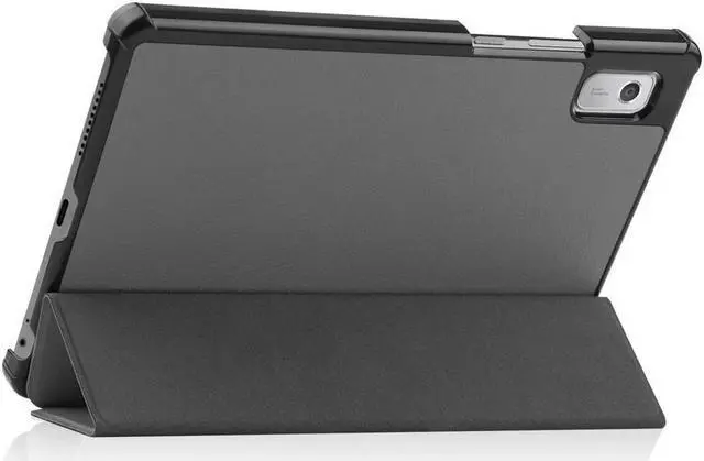 Alt view image 3 of 7 - BONAEVER Case for Lenovo Tab M9 2023 9 inch Model TB310XU / TB310FU Slim Stand andard Shell Protective Cover with Stylus Pen Gray