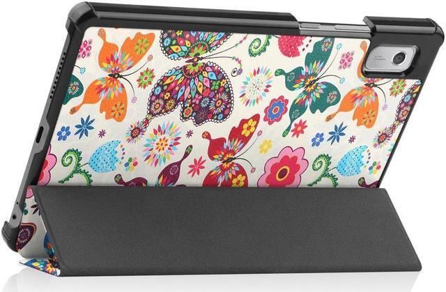 Alt view image 3 of 7 - BONAEVER Case for Lenovo Tab M9 2023 9 inch Model TB310XU / TB310FU Slim Stand andard Shell Protective Cover with Stylus Pen Butterfly