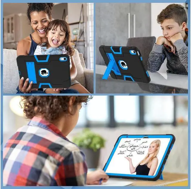 Alt view image 7 of 7 - BONAEVER Case For iPad (A16) 11th Generation 11 Inch 2025, iPad 10th Generation 10.9 inch 2022 Protective Cover with Stand Stylus Pen Shockproof Cover + Stylus Pen