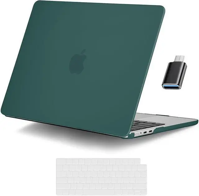 Main image of BONAEVER For Macbook Air 15 inch Case 2025 2024 2023 A3241 M4 A3114 M3 A2941 M2 Ultra Thin Plastic Hard Shell Cover with Keyboard Skin & Type C Adapter