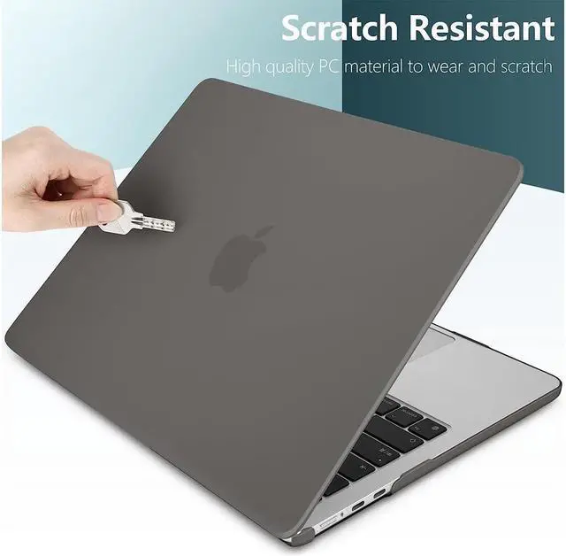 Alt view image 5 of 7 - BONAEVER For MacBook Air 15 inch Case 2023 A2941 M2 Chip with Liquid Retina Display Touch IDUltra Thin Plastic Hard Shell Cover with Keyboard Skin & Type C Adapter