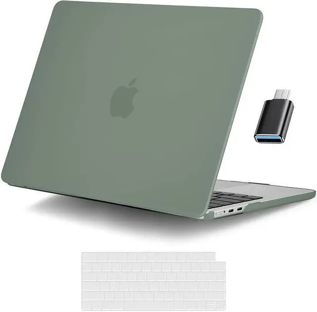 Main image of BONAEVER For Macbook Air 15 inch Case 2025 2024 2023 A3241 M4 A3114 M3 A2941 M2 Ultra Thin Plastic Hard Shell Cover with Keyboard Skin & Type C Adapter