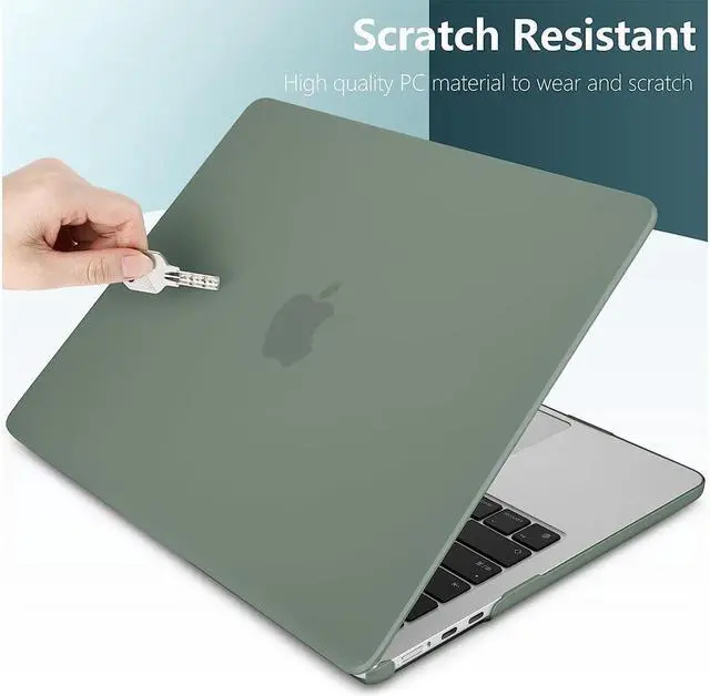 Alt view image 5 of 7 - BONAEVER For Macbook Air 15 inch Case 2025 2024 2023 A3241 M4 A3114 M3 A2941 M2 Ultra Thin Plastic Hard Shell Cover with Keyboard Skin & Type C Adapter