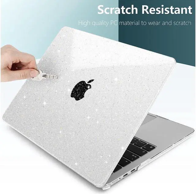 Alt view image 5 of 7 - BONAEVER Compatible with Macbook Air 15 inch Case 2025 2024 2023 A3241 M4 A3114 M3 A2941 M2 Plastic Hard Case with Keyboard Skin & Screen Protector & Type C Adapter