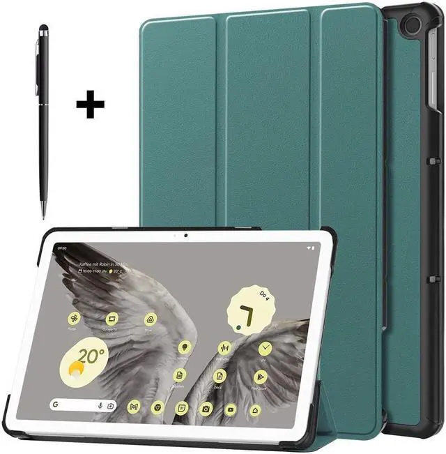 Main image of BONAEVER Google Pixel Case 11 Inch 2023 Slim Stand Protective Case Smart Folio Cover with 2 in 1 Stylus Pen