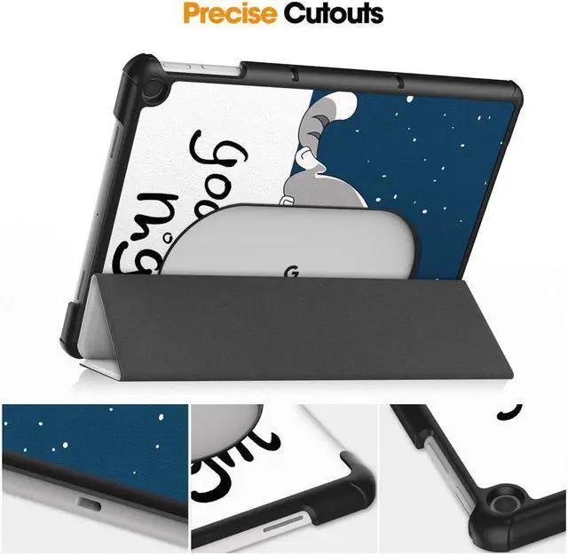 Alt view image 2 of 7 - BONAEVER Google Pixel Case 11 Inch 2023 Slim Stand Protective Case Smart Folio Cover with 2 in 1 Stylus Pen