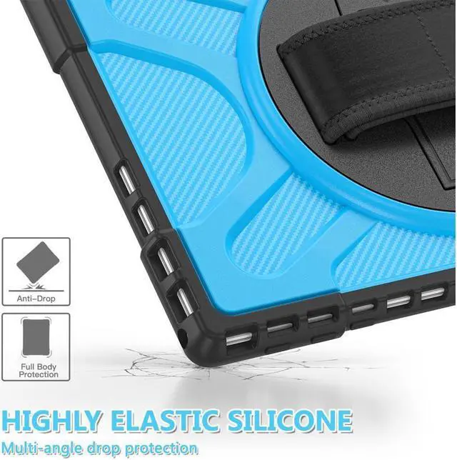 Alt view image 5 of 7 - BONAEVER Case For Surface Pro 7 Plus / Surface Pro 7 / Surface Pro 6 / Surface Pro 5 / Surface Pro 4 12.3 inch Shockproof Cover with Stand and Strap Pen Holder 2 in 1 Stylus Pen