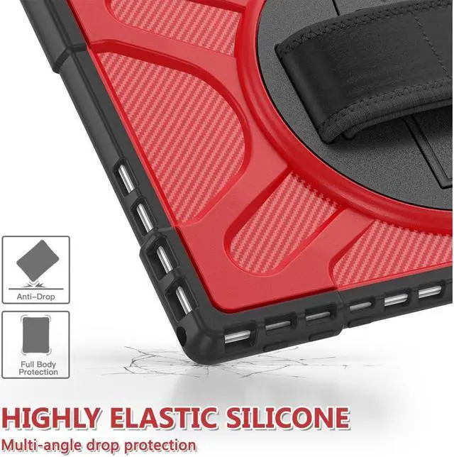 Alt view image 6 of 7 - BONAEVER Case For Surface Pro 7 Plus / Surface Pro 7 / Surface Pro 6 / Surface Pro 5 / Surface Pro 4 12.3 inch Shockproof Cover with Stand and Strap Pen Holder 2 in 1 Stylus Pen