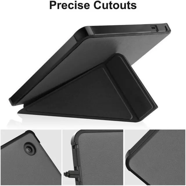 Alt view image 3 of 7 - BONAEVER Slim Case for Kobo Sage 2021 Release - Soft TPU Protective Back Cover with Auto Wake/Sleep for 8 inch Kobo Sage eReader