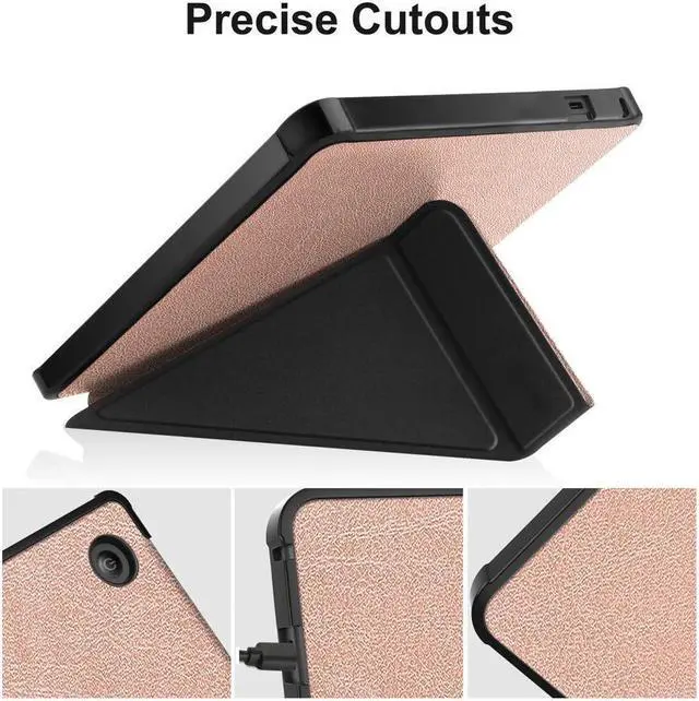Alt view image 3 of 7 - BONAEVER Slim Case for Kobo Sage 2021 Release - Soft TPU Protective Back Cover with Auto Wake/Sleep for 8 inch Kobo Sage eReader