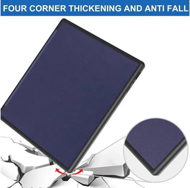 Alt view image 5 of 7 - BONAEVER Slim Case for Kobo Elipsa 2E 10.3 inch 2023 - Premium Leather Case Protective Smart Folio Shell Cover with Pen Holder Auto Wake/Sleep Multi-Viewing Angles Stylus Pen
