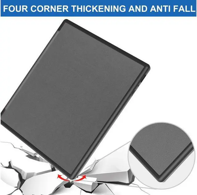 Alt view image 5 of 7 - BONAEVER Slim Case for Kobo Elipsa 2E 10.3 inch 2023 - Premium Leather Case Protective Smart Folio Shell Cover with Pen Holder Auto Wake/Sleep Multi-Viewing Angles Stylus Pen