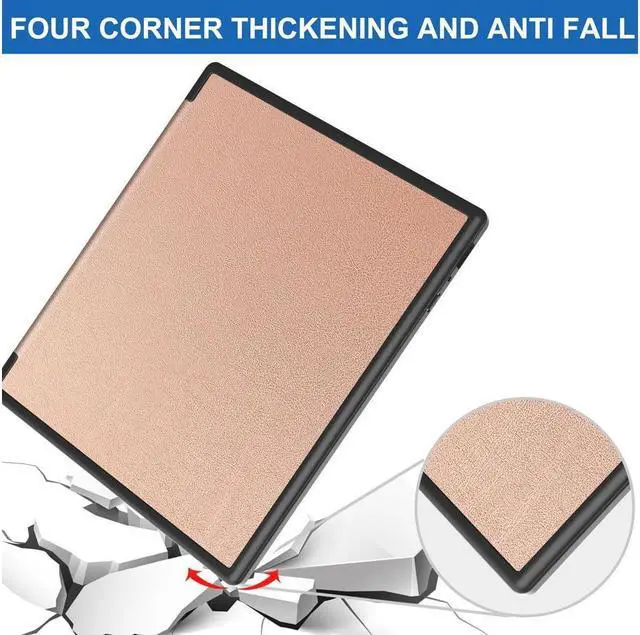 Alt view image 5 of 7 - BONAEVER Slim Case for Kobo Elipsa 2E 10.3 inch 2023 - Premium Leather Case Protective Smart Folio Shell Cover with Pen Holder Auto Wake/Sleep Multi-Viewing Angles Stylus Pen